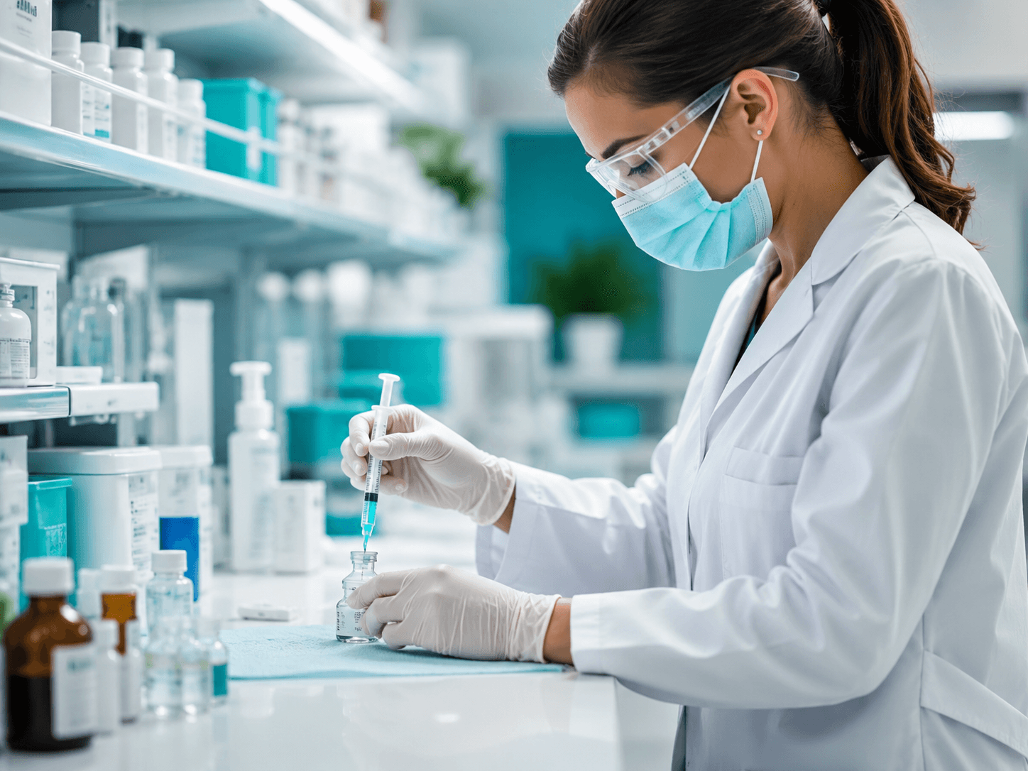 Clinic support compounding services at The Apothecary Pharmacy